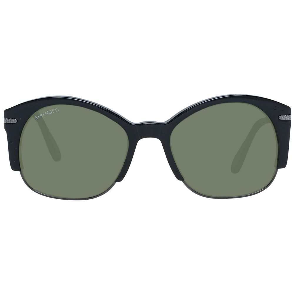 Serengeti Schwarze Unisex-Sonnenbrille