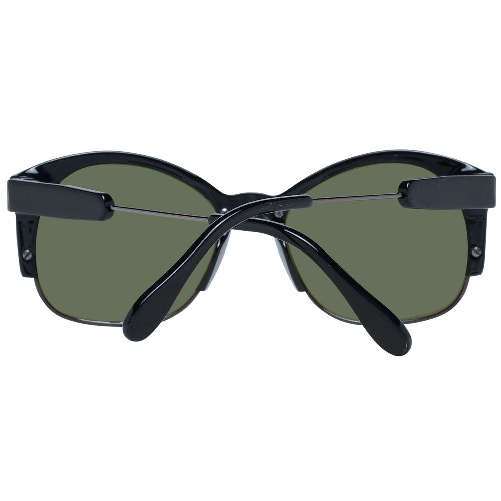 Serengeti Schwarze Unisex-Sonnenbrille