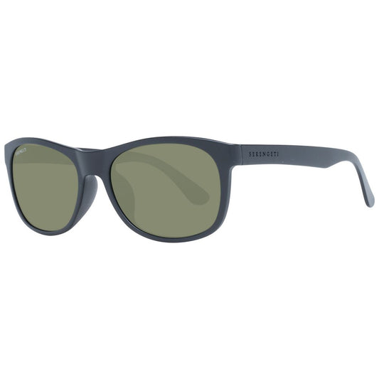 Serengeti Schwarze Unisex-Sonnenbrille