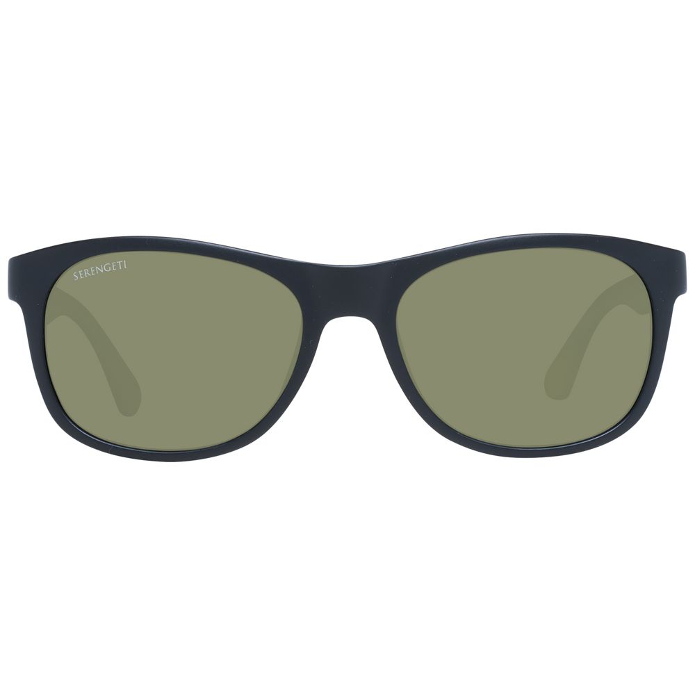 Serengeti Schwarze Unisex-Sonnenbrille