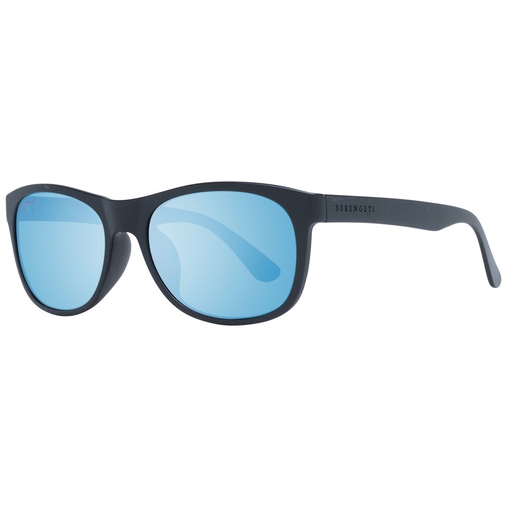 Serengeti Schwarze Unisex-Sonnenbrille