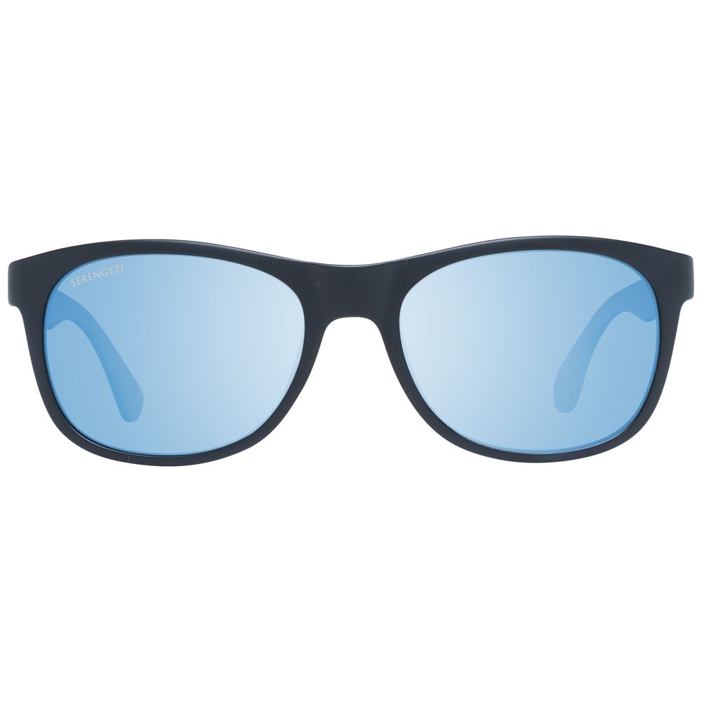 Serengeti Schwarze Unisex-Sonnenbrille