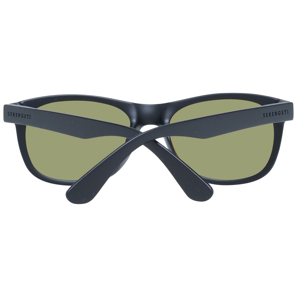 Serengeti Schwarze Unisex-Sonnenbrille