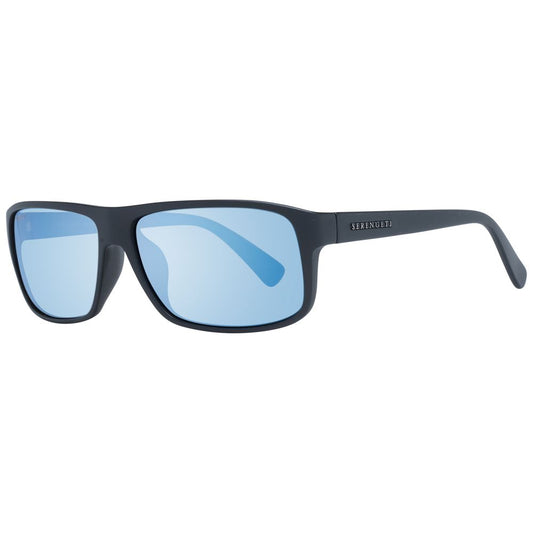 Serengeti Schwarze Unisex-Sonnenbrille