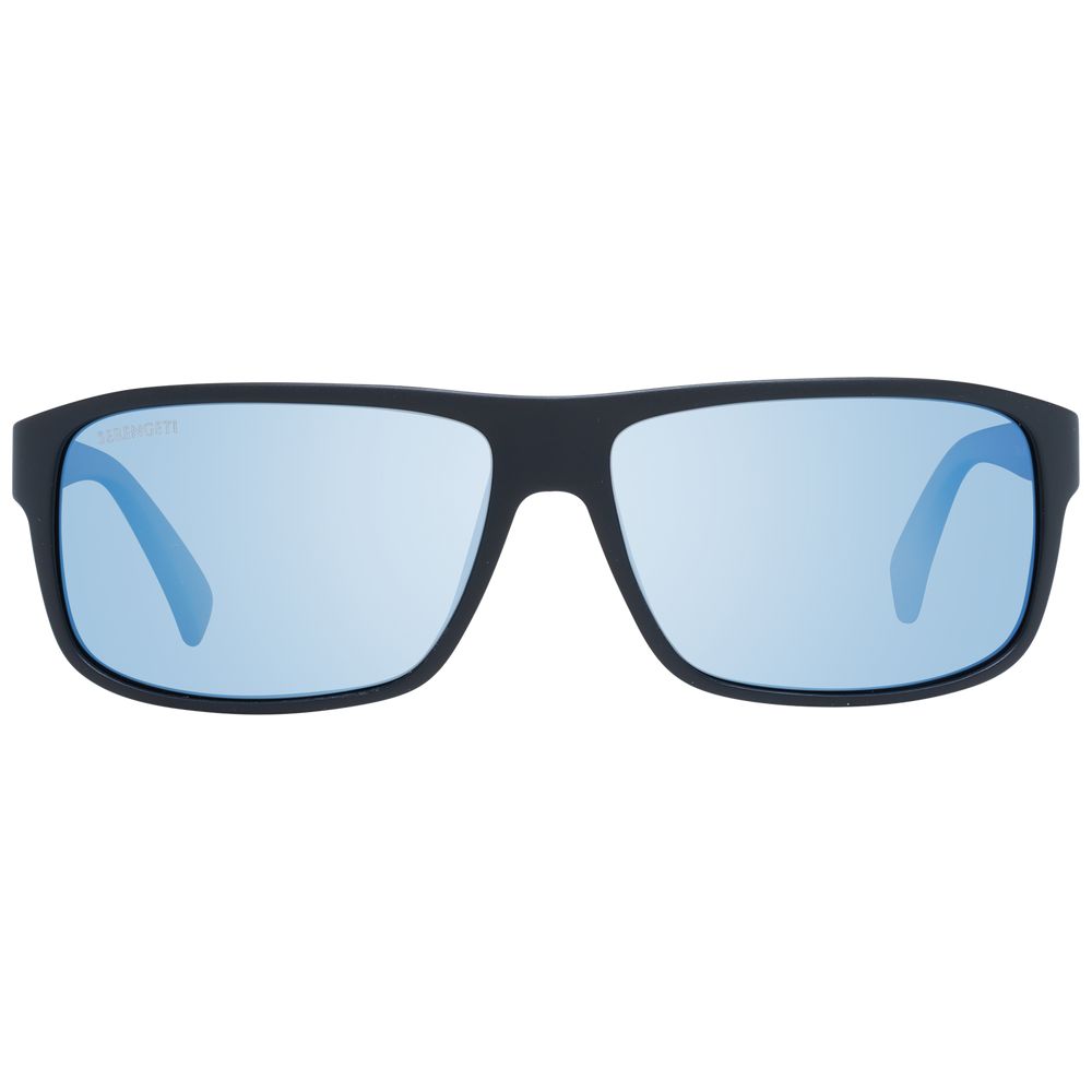 Serengeti Schwarze Unisex-Sonnenbrille