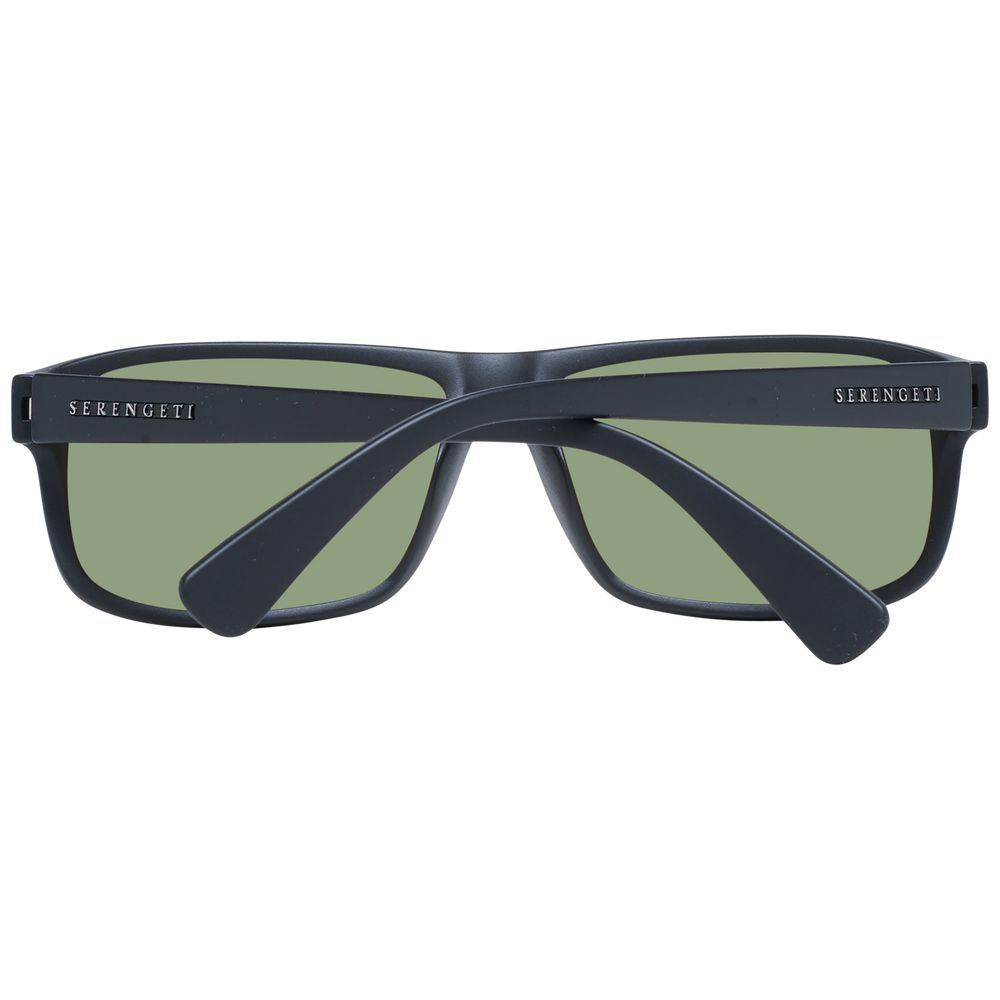 Serengeti Schwarze Unisex-Sonnenbrille