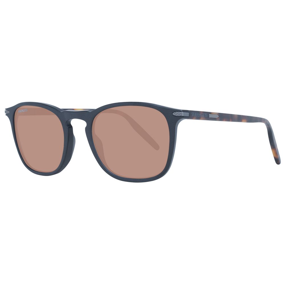 Serengeti Schwarze Unisex-Sonnenbrille