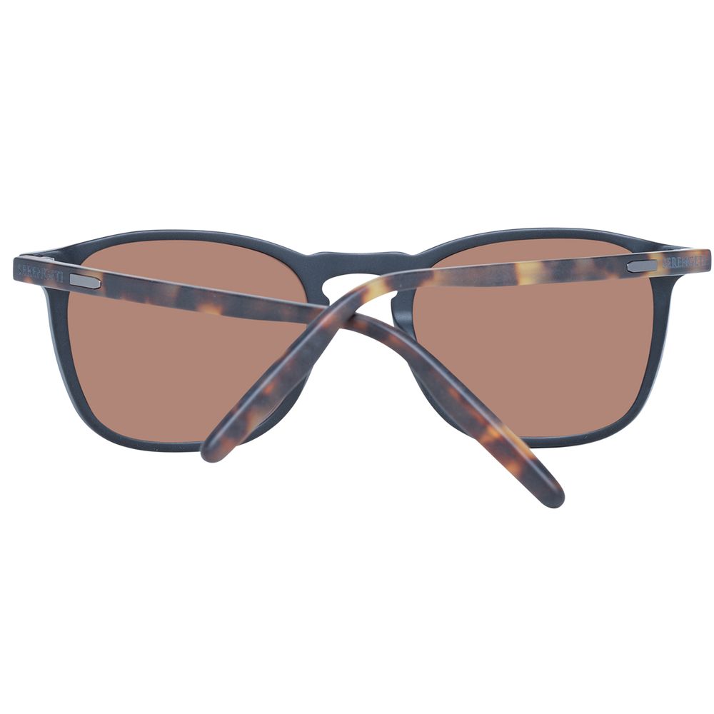 Serengeti Schwarze Unisex-Sonnenbrille