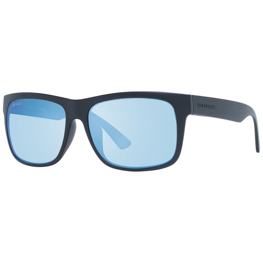 Serengeti Schwarze Unisex-Sonnenbrille