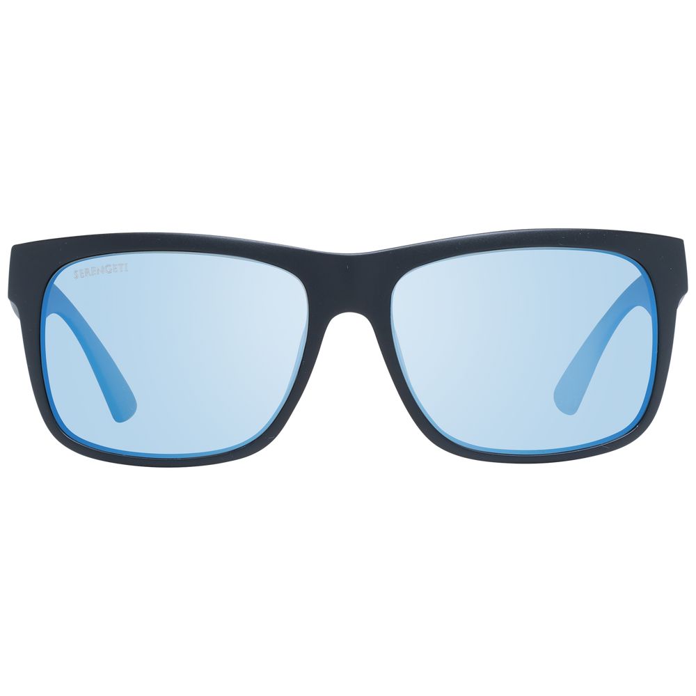 Serengeti Schwarze Unisex-Sonnenbrille