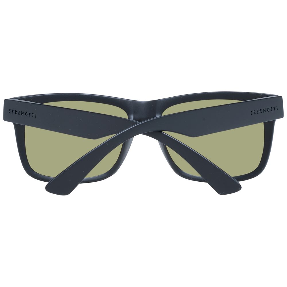 Serengeti Schwarze Unisex-Sonnenbrille