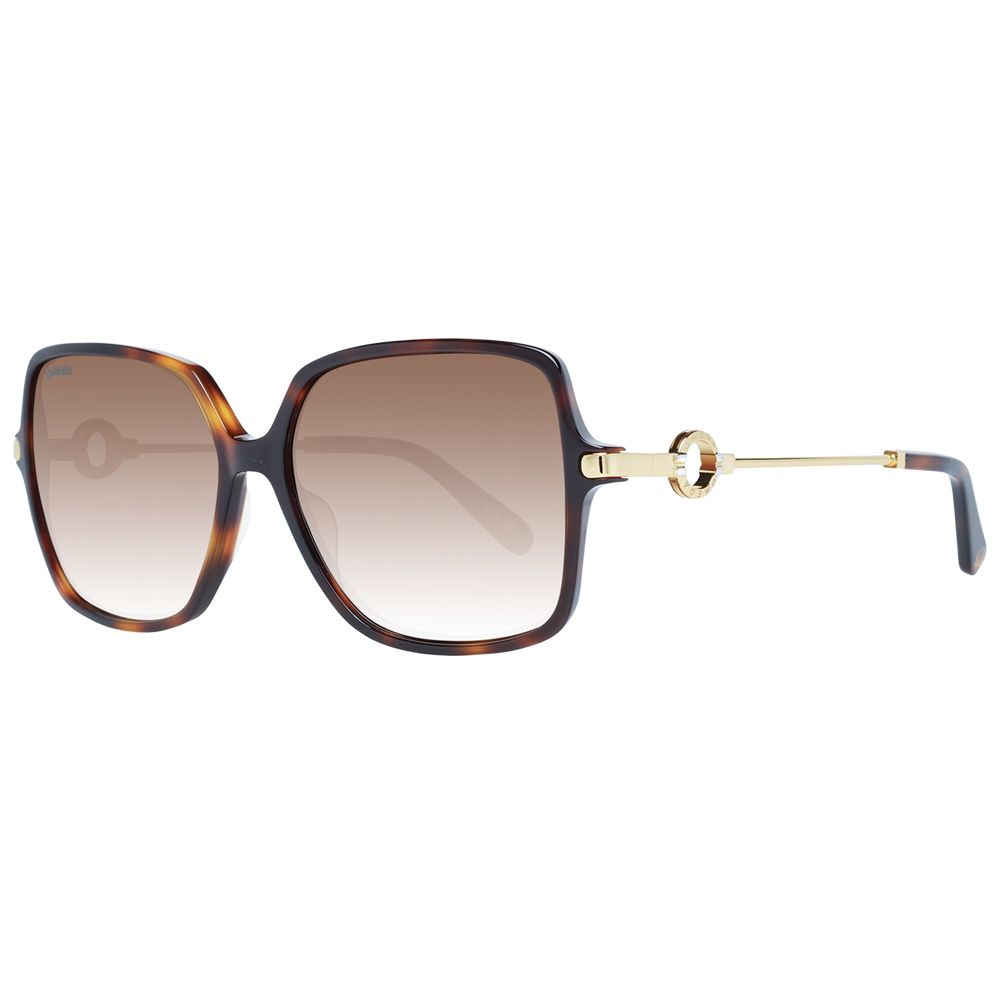 Omega Braune Frauen Sonnenbrille