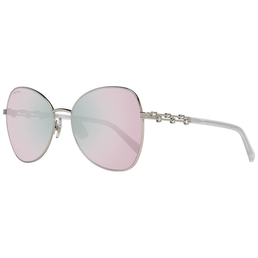 Swarovski Silberne Frauen-Sonnenbrille