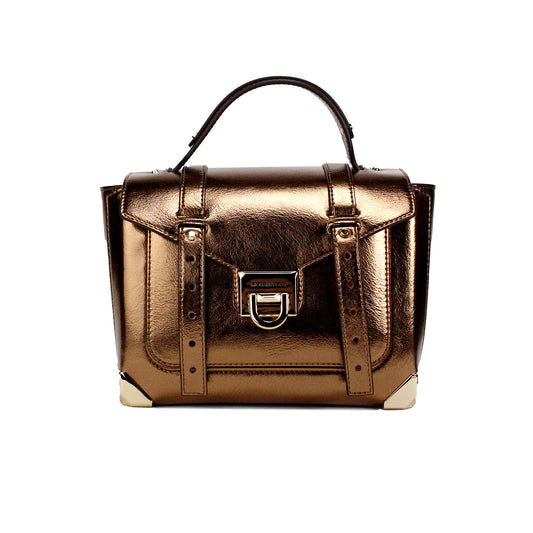 Michael Kors Manhattan Medium Mocha Leder Umhängetasche