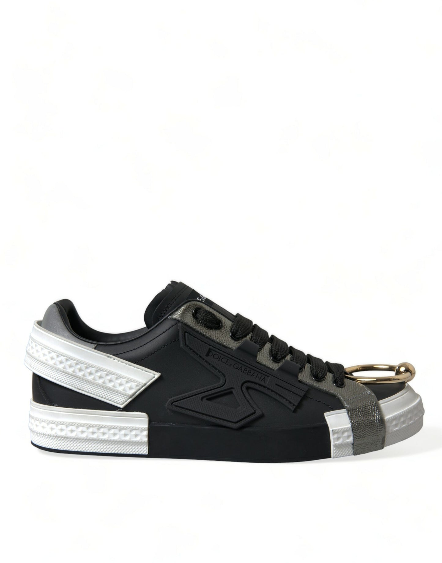 Dolce & Gabbana Elegante Kalbsleder Low Top Sneakers