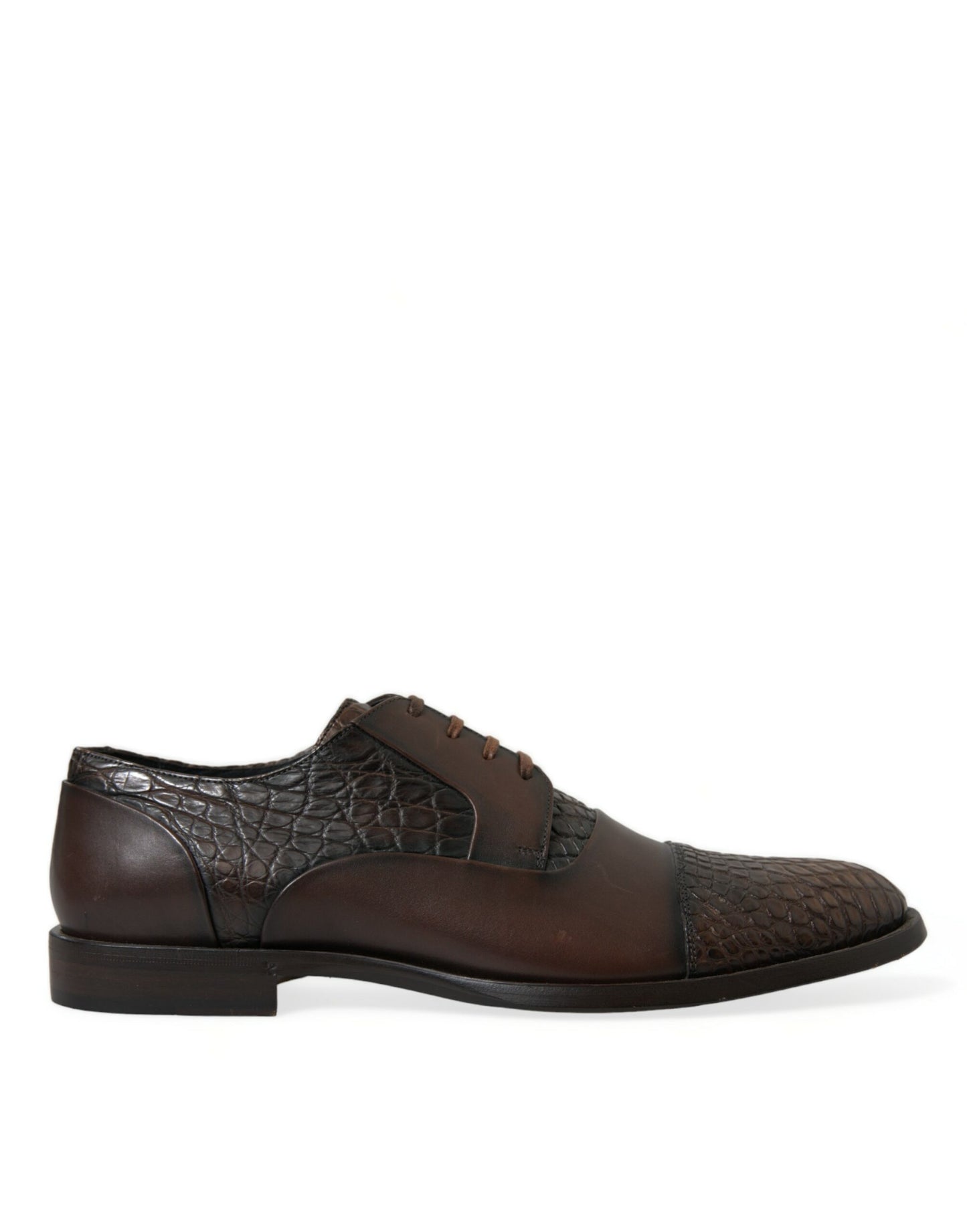 Dolce & Gabbana Elegante Oxford-Schuhe aus strukturiertem Leder