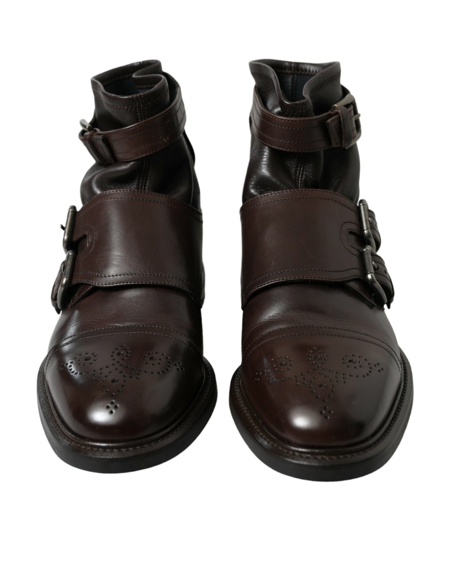 Dolce & Gabbana Elegante Herren-Stiefeletten aus Leder