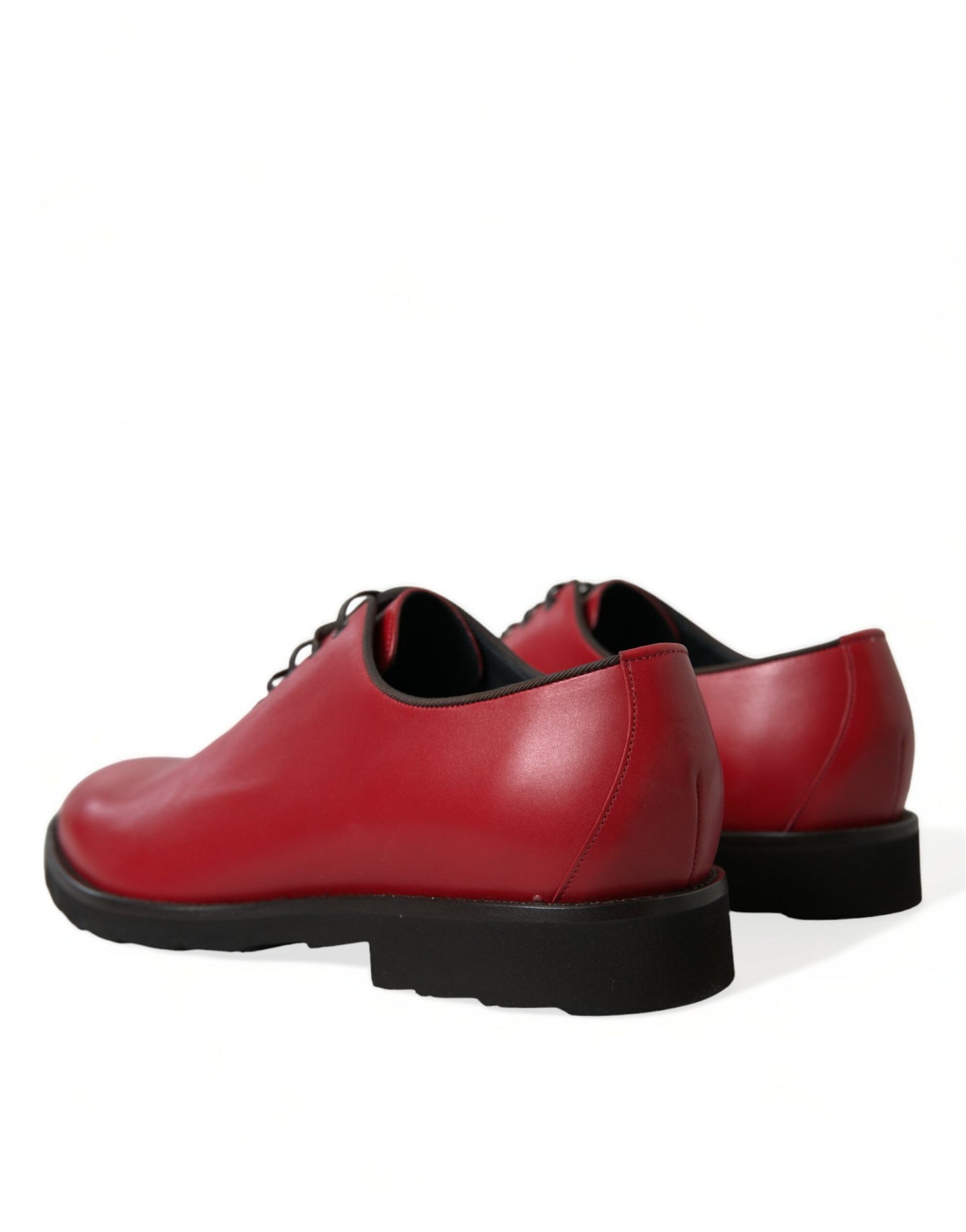 Dolce & Gabbana Elegante rote Oxford-Schuhe aus Leder