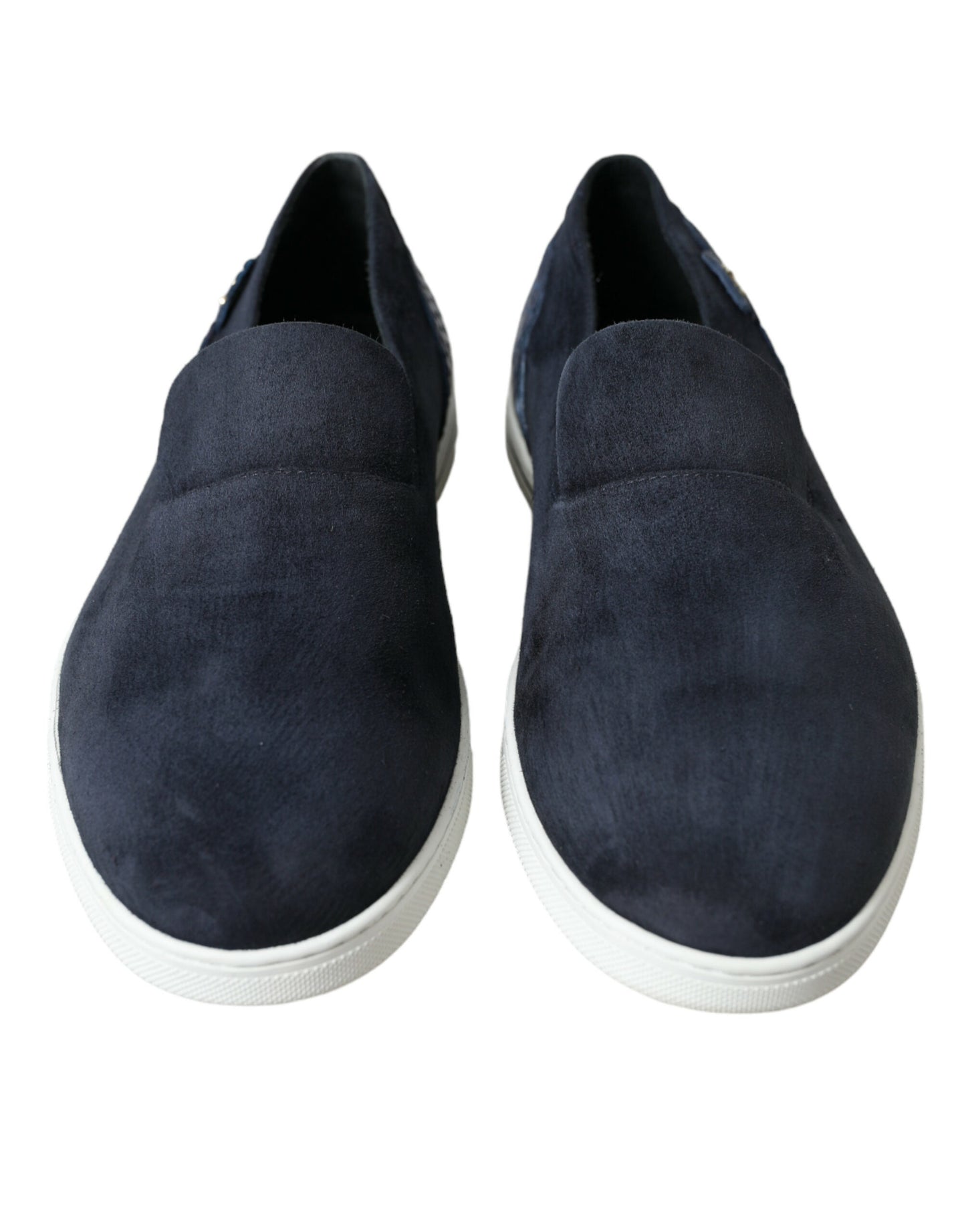 Dolce & Gabbana Elegante blaue Loafers aus Wildleder