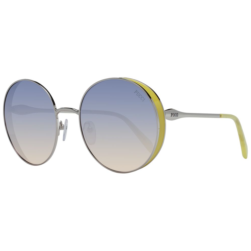 Emilio Pucci Silberne Frauen-Sonnenbrille