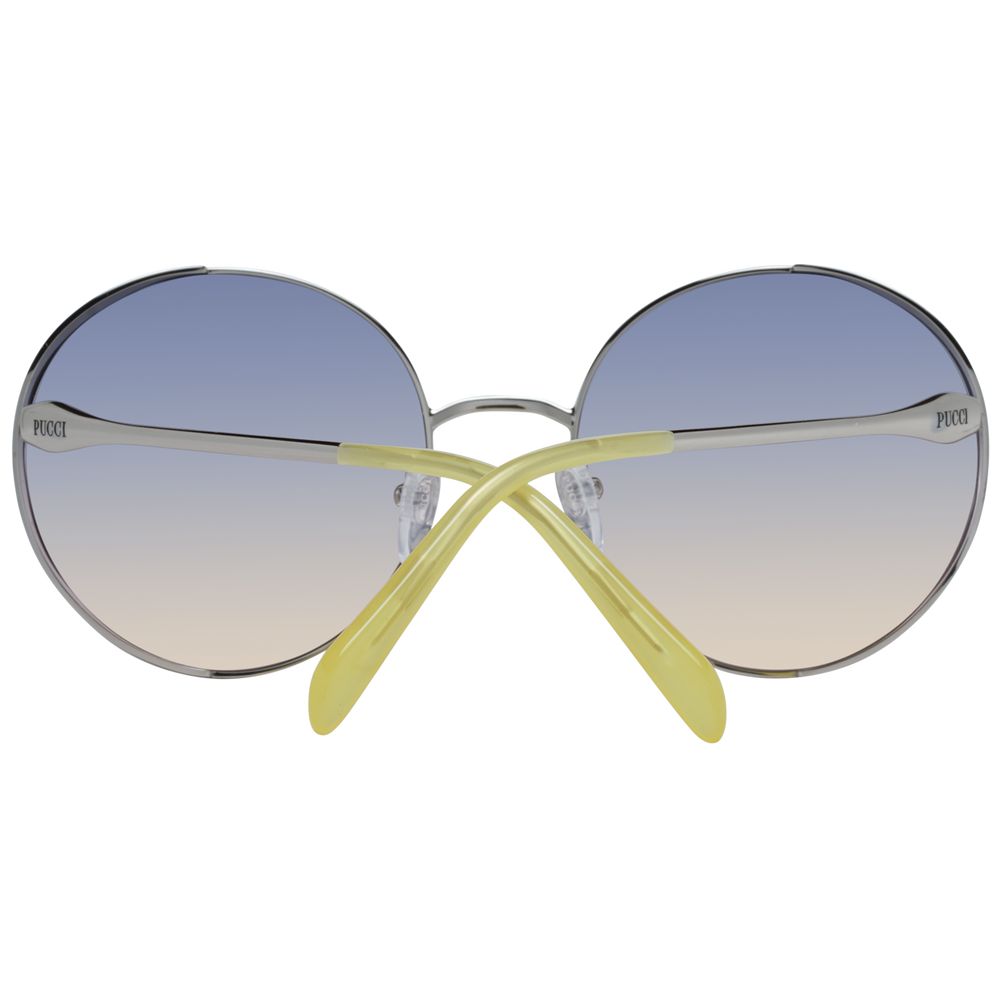 Emilio Pucci Silberne Frauen-Sonnenbrille