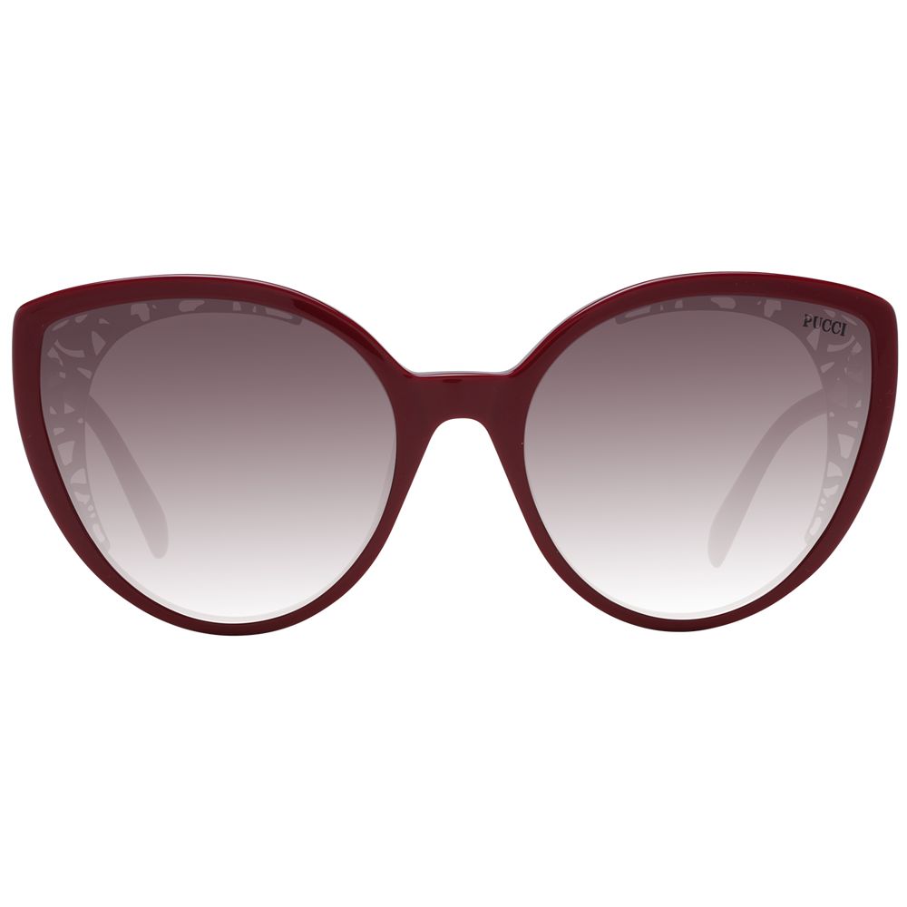 Emilio Pucci Rote Frauen-Sonnenbrille