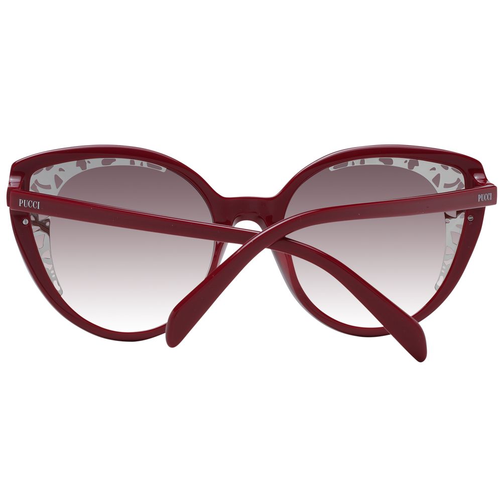 Emilio Pucci Rote Frauen-Sonnenbrille