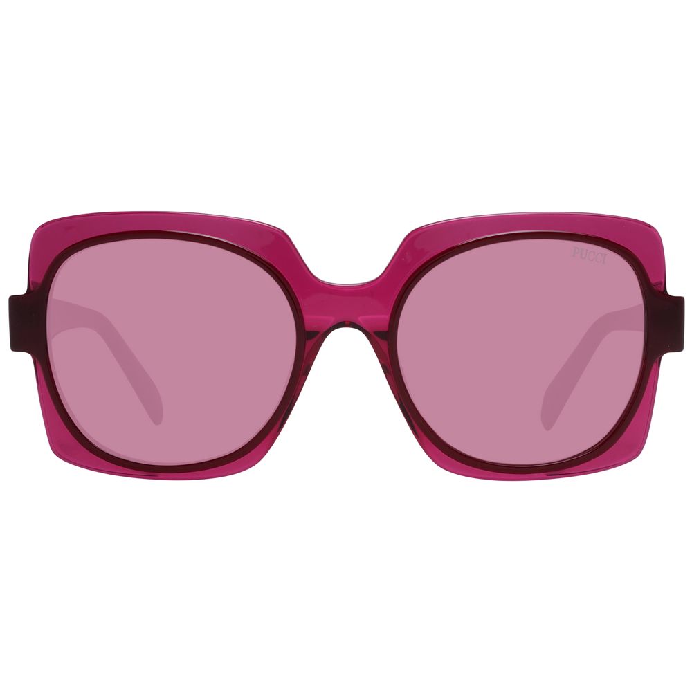 Emilio Pucci Burgundy Frauen Sonnenbrille