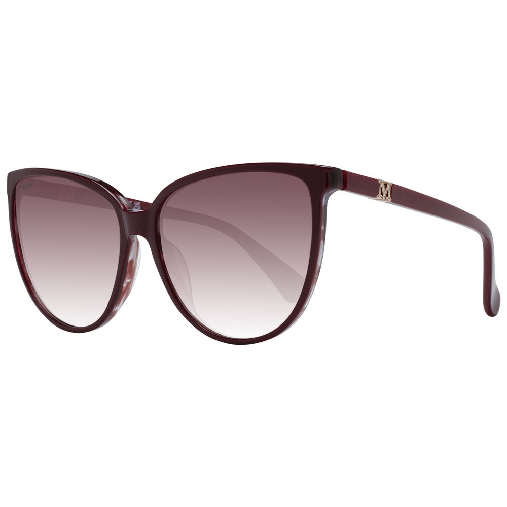 Max Mara Burgundy Frauen Sonnenbrille