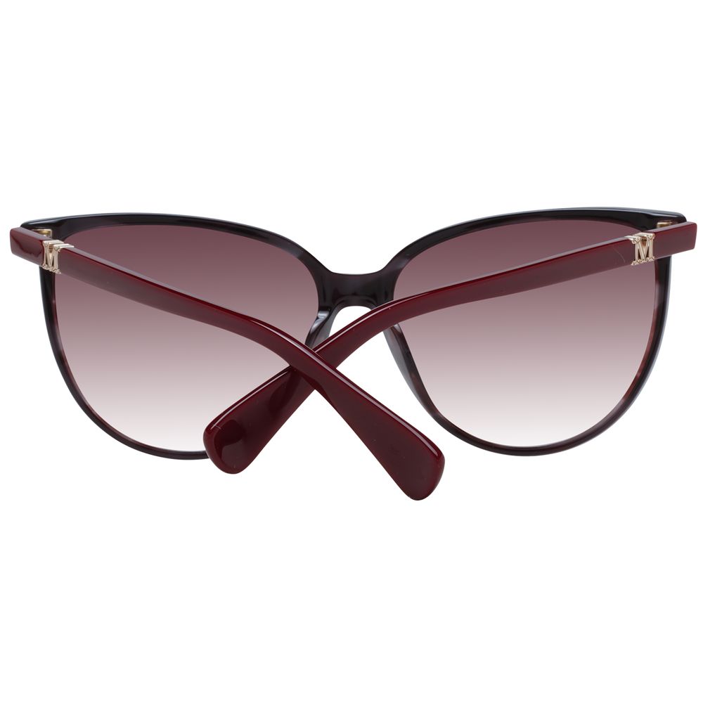 Max Mara Burgundy Frauen Sonnenbrille