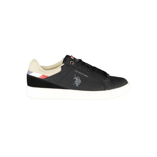 U.S. POLO ASSN. Elegante, sportliche Schnürsenkel-Sneakers mit kontrastierenden Details