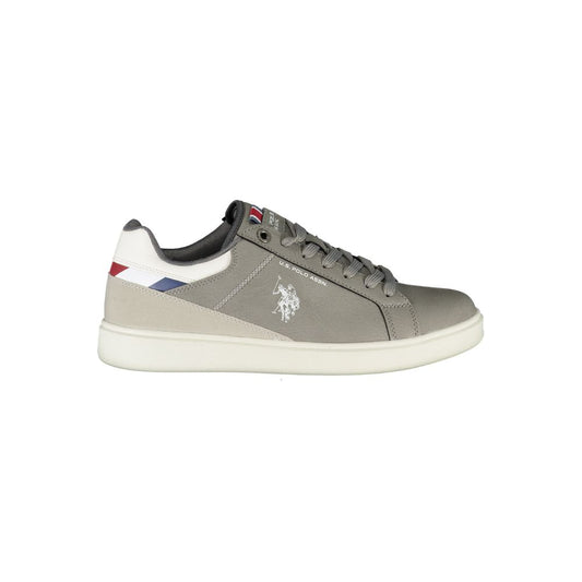 U.S. POLO ASSN. Schlichte graue Sneakers mit sportlichem Charme