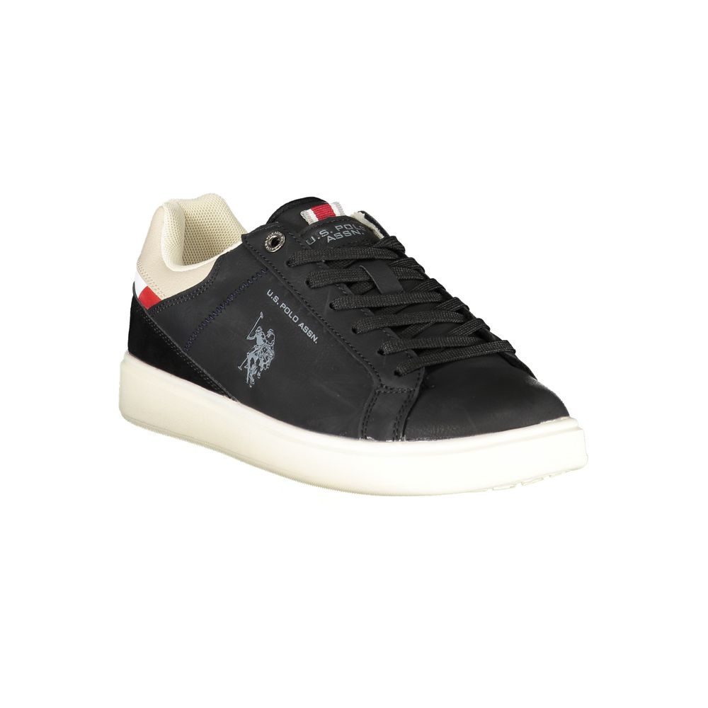 U.S. POLO ASSN. Elegante, sportliche Schnürsenkel-Sneakers mit kontrastierenden Details