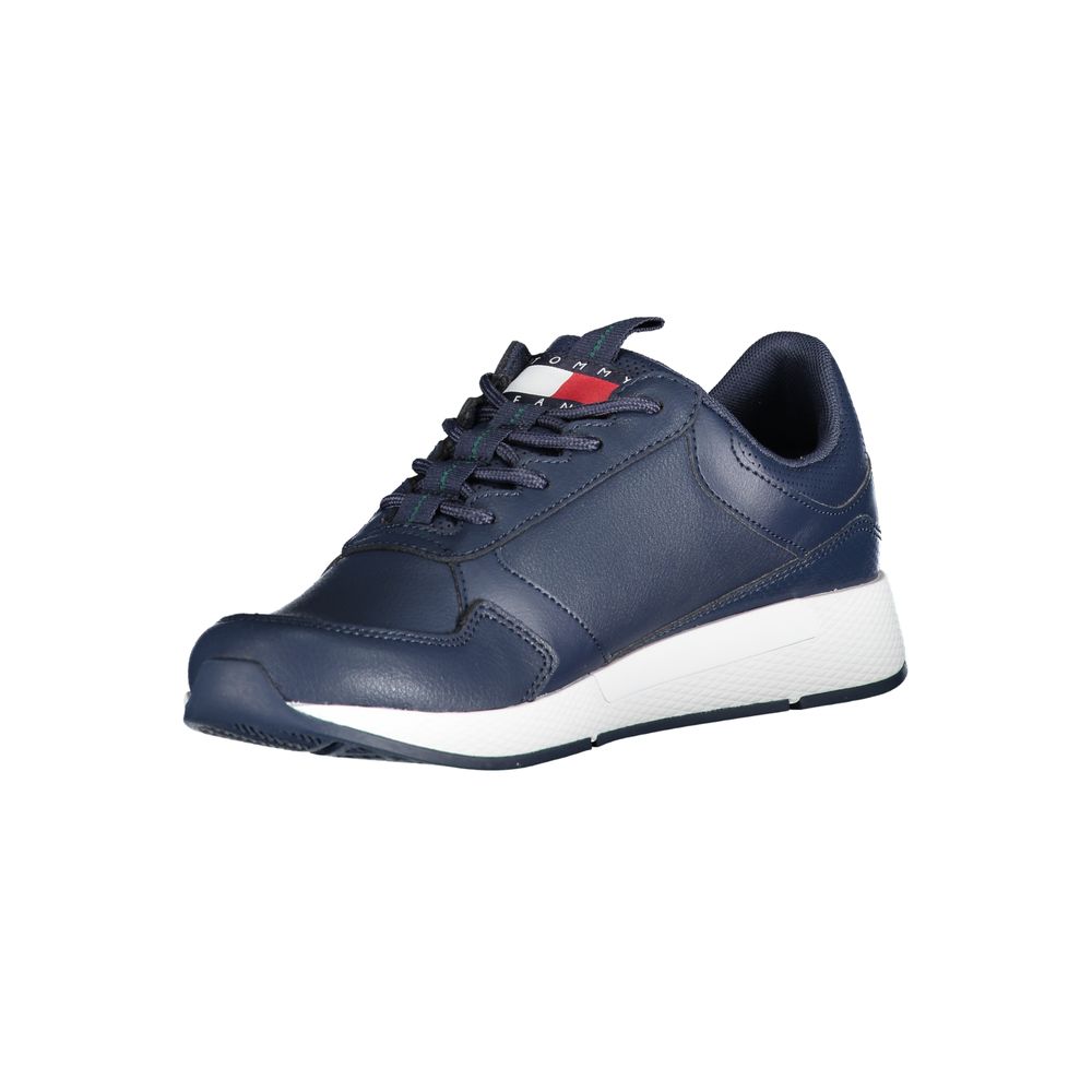 Tommy Hilfiger Blaue Polyethylen Herren Sneaker