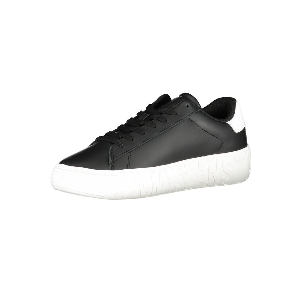 Tommy Hilfiger Schwarzer Polyethylen Herren Sneaker