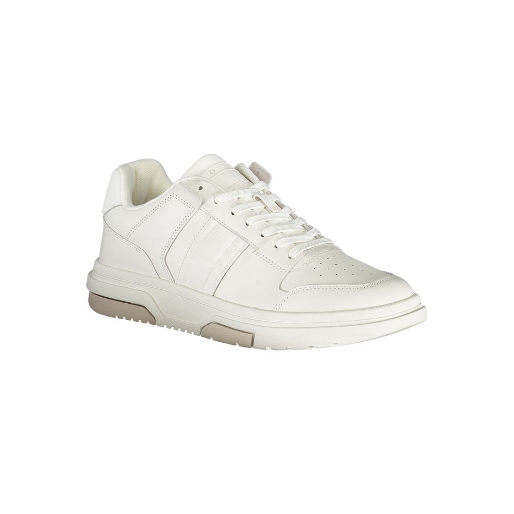 Tommy Hilfiger Weißes Polyethylen Herren Sneaker