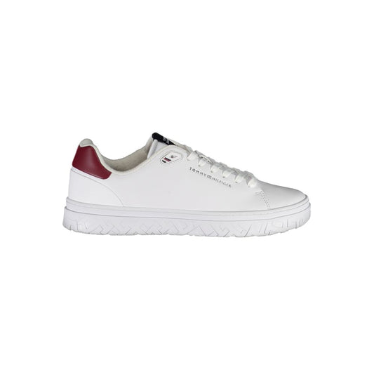 Tommy Hilfiger Weißes Leder Herren Sneaker