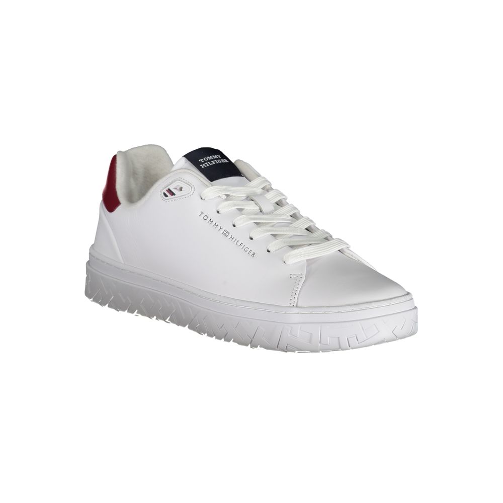 Tommy Hilfiger Weißes Leder Herren Sneaker