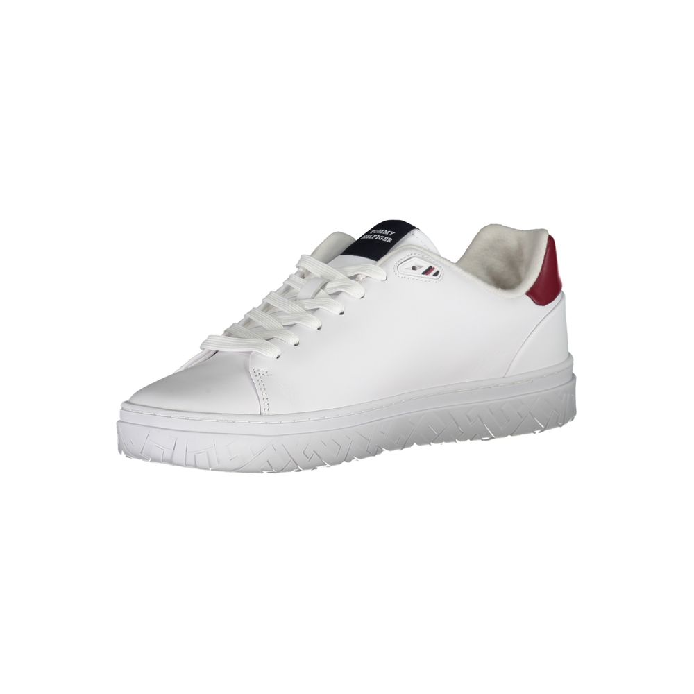 Tommy Hilfiger Weißes Leder Herren Sneaker