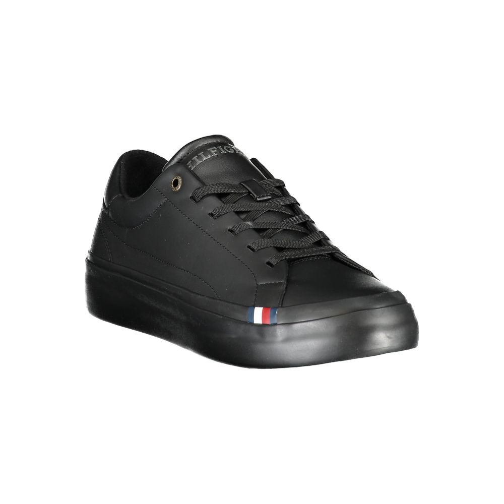 Tommy Hilfiger Schwarzer Polyethylen Herren Sneaker