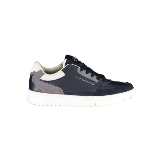 Tommy Hilfiger Blaue Polyethylen Herren Sneaker