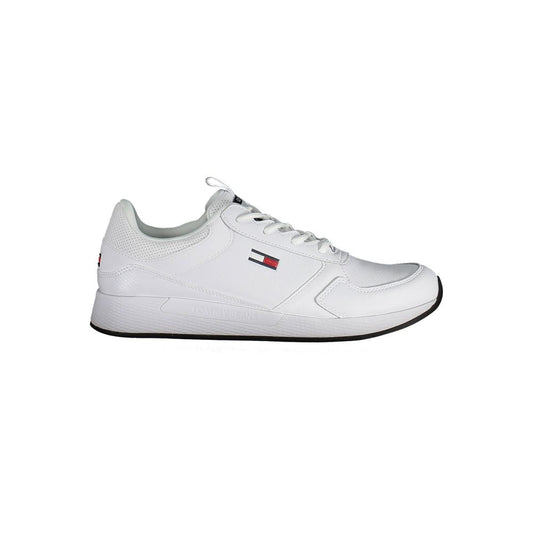 Tommy Hilfiger Weißes Polyethylen Herren Sneaker