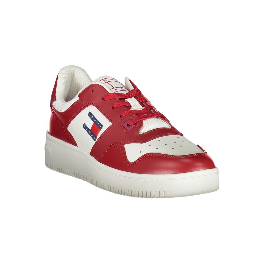 Tommy Hilfiger Rosa Leder Herren Sneaker