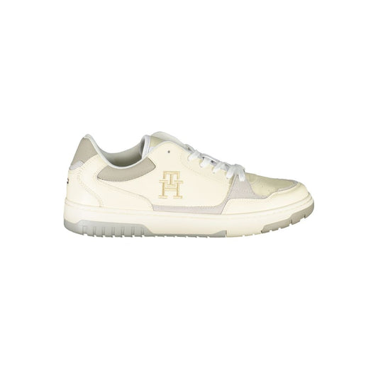 Tommy Hilfiger Beige Sportschuhe mit einzigartiger Stickerei