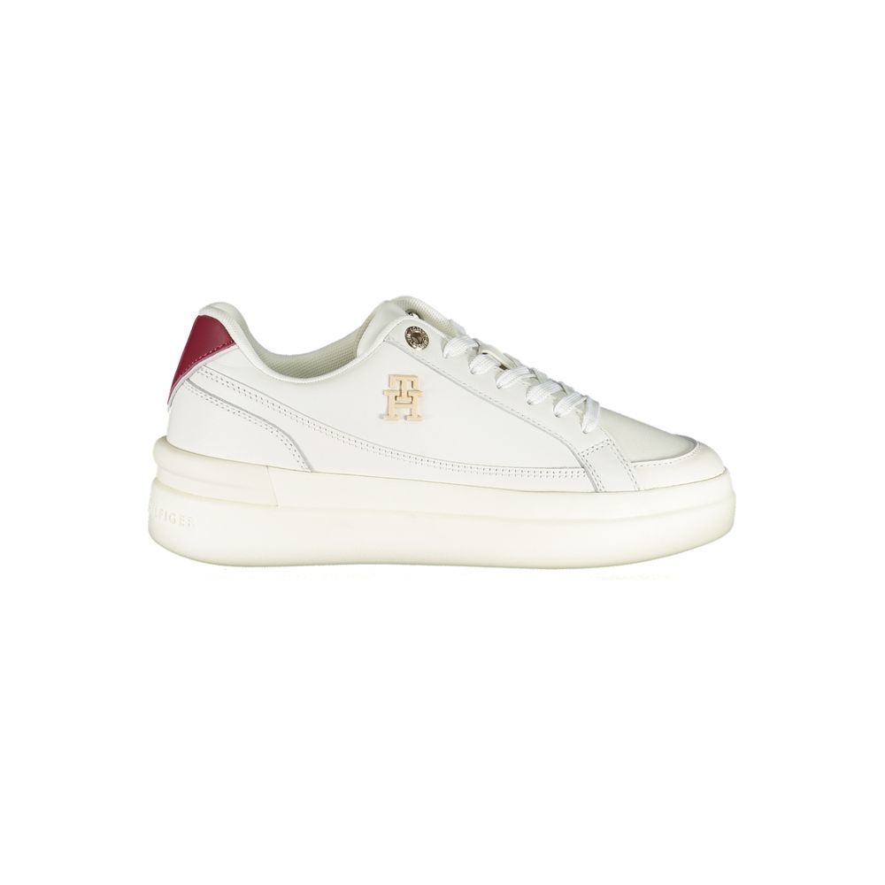 Tommy Hilfiger Schicke, kontrastierende, sportliche Schnürsenkel-Sneakers