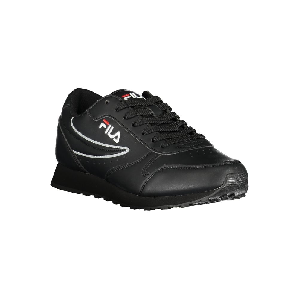 Fila Schlanke schwarze Sport-Sneakers zum Schnüren