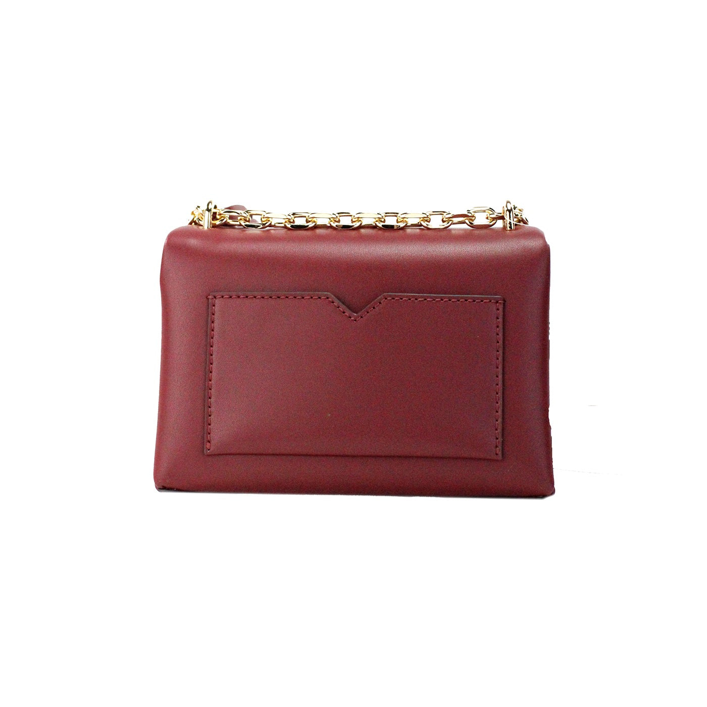 Michael Kors Cece Small Dark Cherry Vegan Leder Convertible Flap Crossbody Tasche