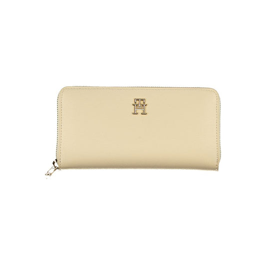 Tommy Hilfiger Beige Polyester Brieftasche