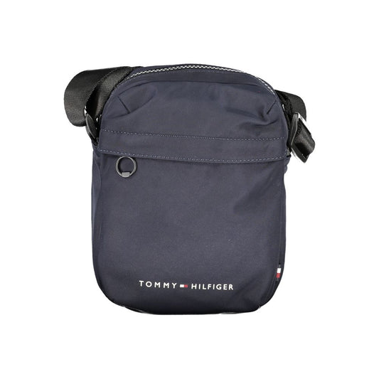 Tommy Hilfiger Blaue Polyester-Umhängetasche