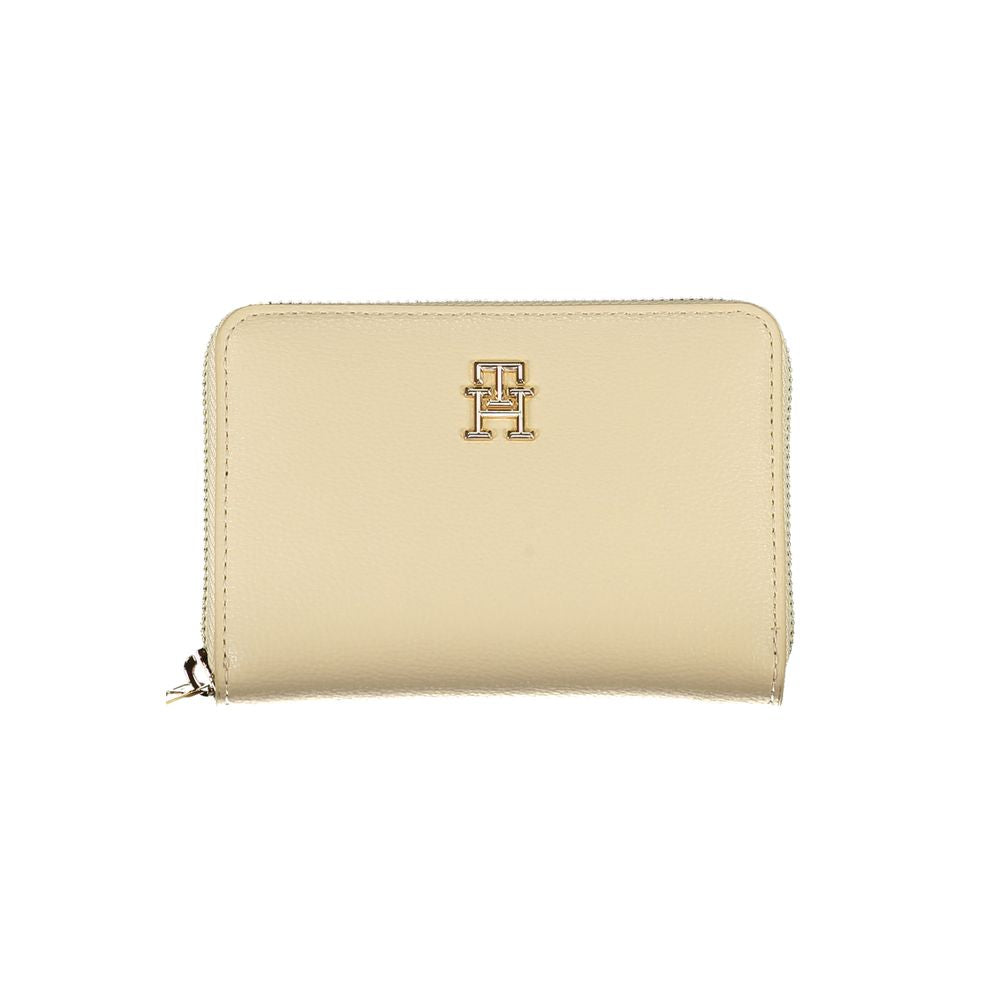 Tommy Hilfiger Beige Polyester Brieftasche